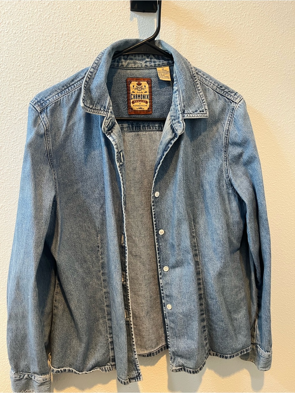 Chamonix Light Blue Denim Button-Front Shirt